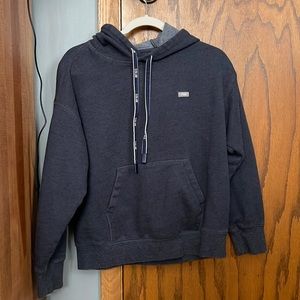 Figs Heather Navy Off Shift Hoodie